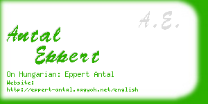 antal eppert business card